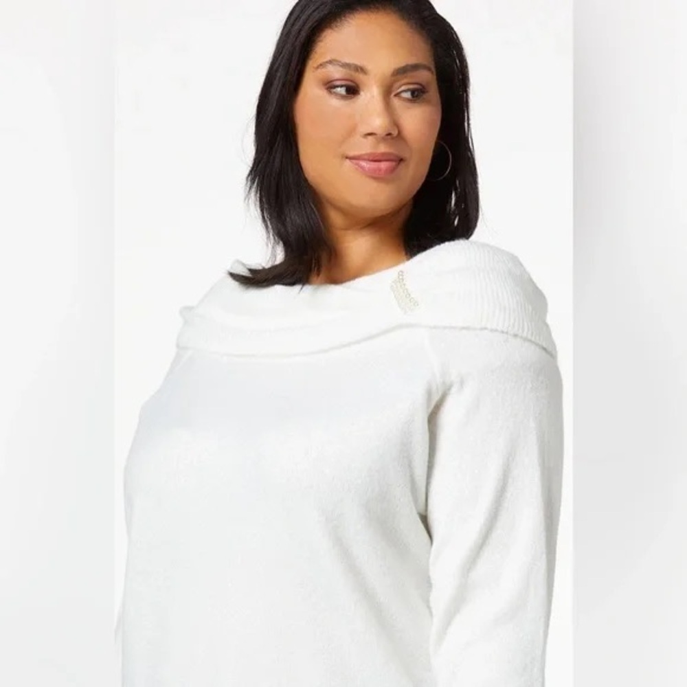 ❄️ CATO | PLUS SIZE PEARL EMBELLISHED SWEATER VARIOUS SIZES AVAILABLE
